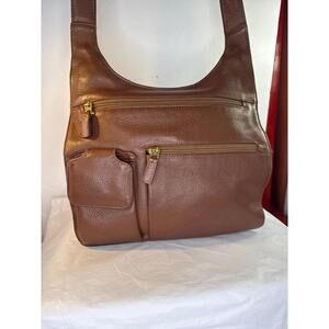 65   YKK.  Jp Ourse  Traveler cowhide leather 10”x 10”